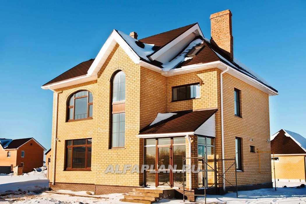 Строительство дома по проекту 95A - фото №1