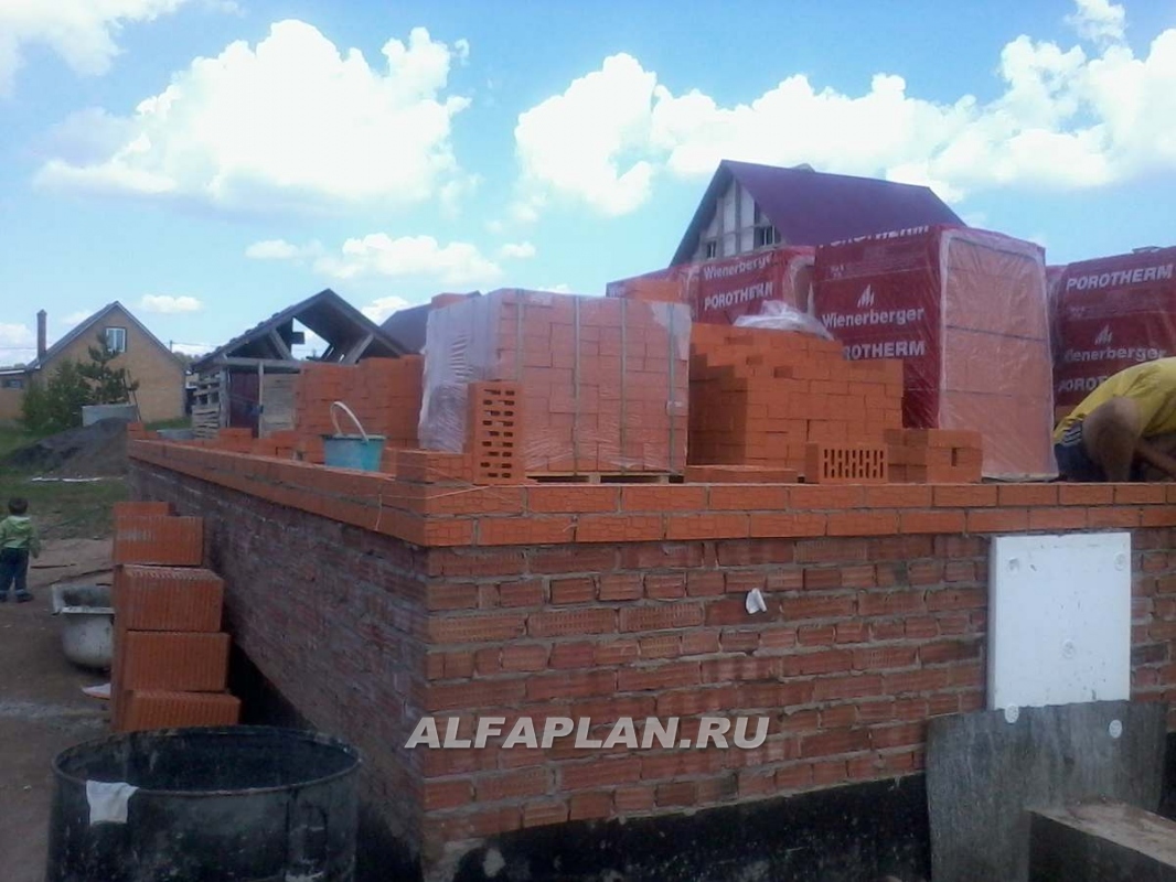 Строительство дома по проекту 99B - фото №21