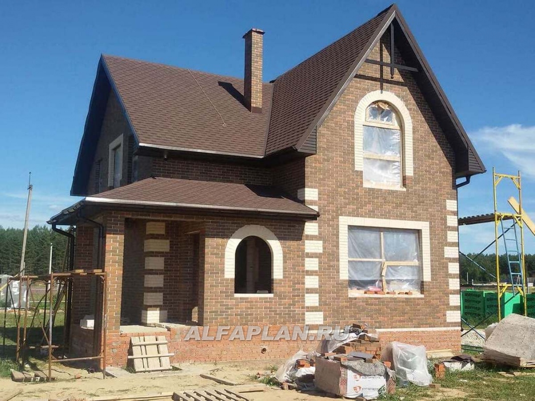 Строительство дома по проекту 103H - фото №17