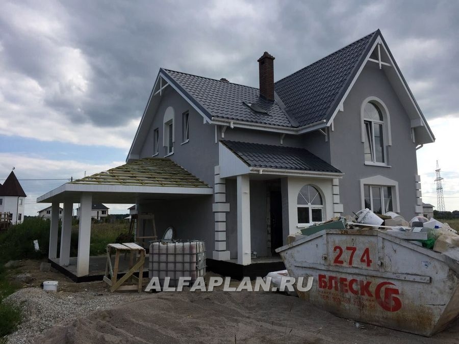 Строительство дома по проекту 103B - фото №3