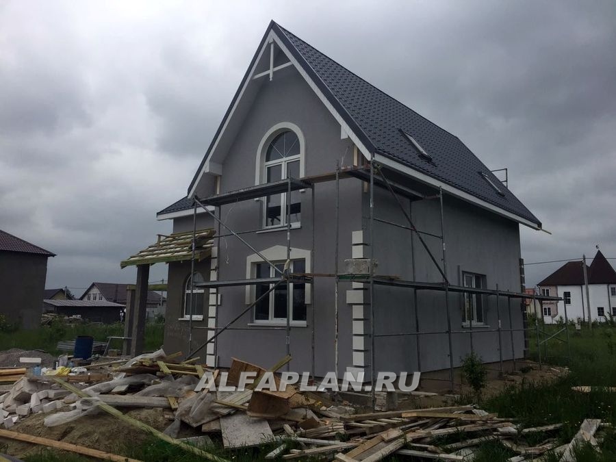 Строительство дома по проекту 103B - фото №14