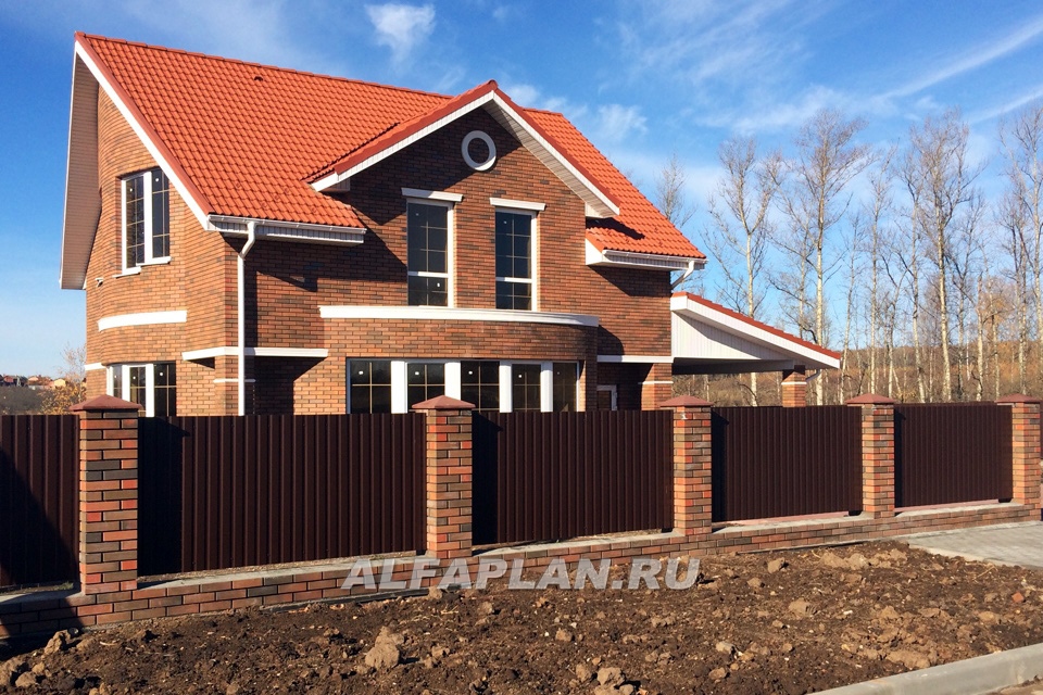 Строительство дома по проекту 104A - фото №3