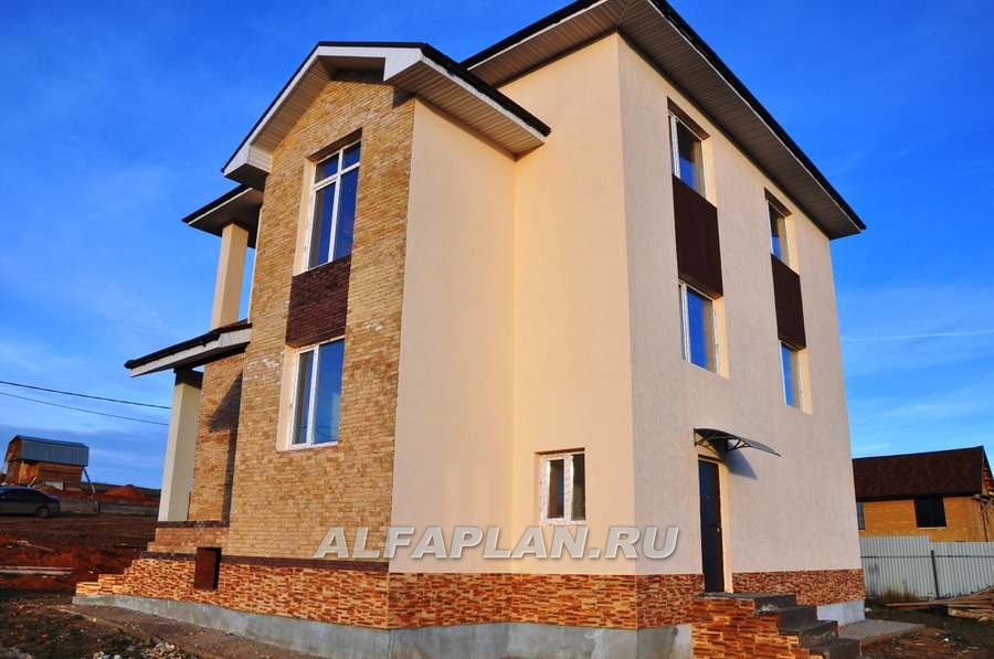 Строительство дома по проекту 105A - фото №3