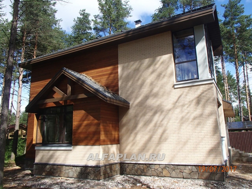 Строительство дома по проекту 106A - фото №4