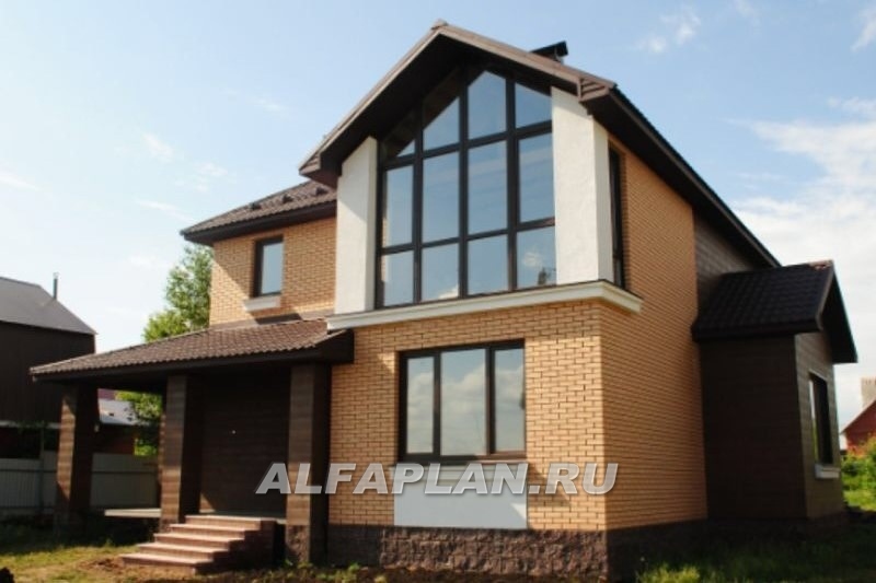 Строительство дома по проекту 106A - фото №1