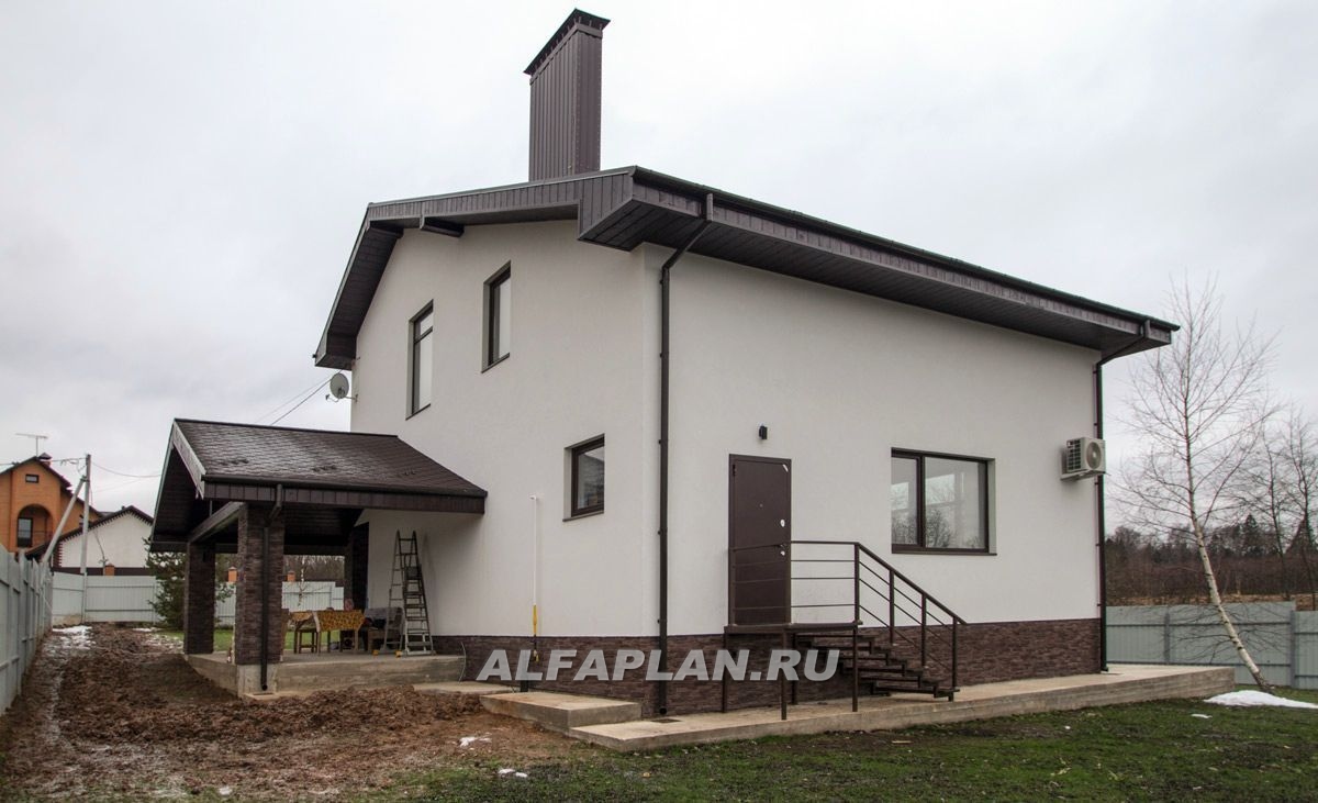 Строительство дома по проекту K-130-0 - фото №4