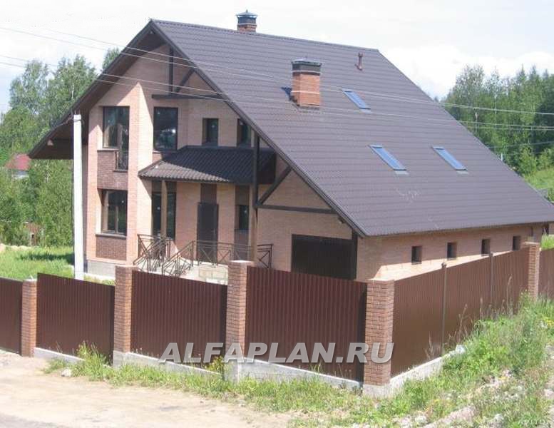 Строительство дома по проекту 22A - фото №1