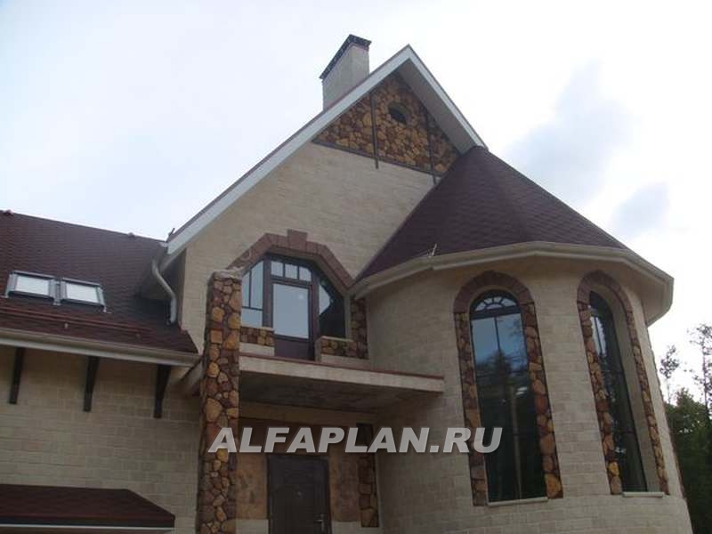 Строительство дома по проекту 25E - фото №3