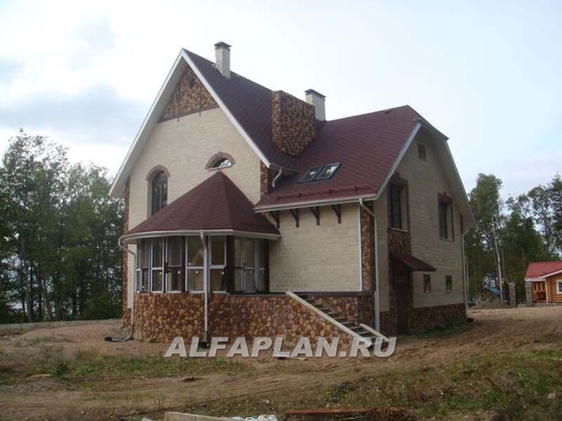 Строительство дома по проекту 25E - фото №6