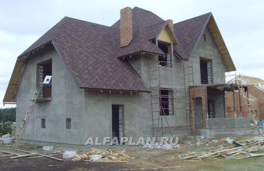 Строительство дома по проекту 39A - фото №6