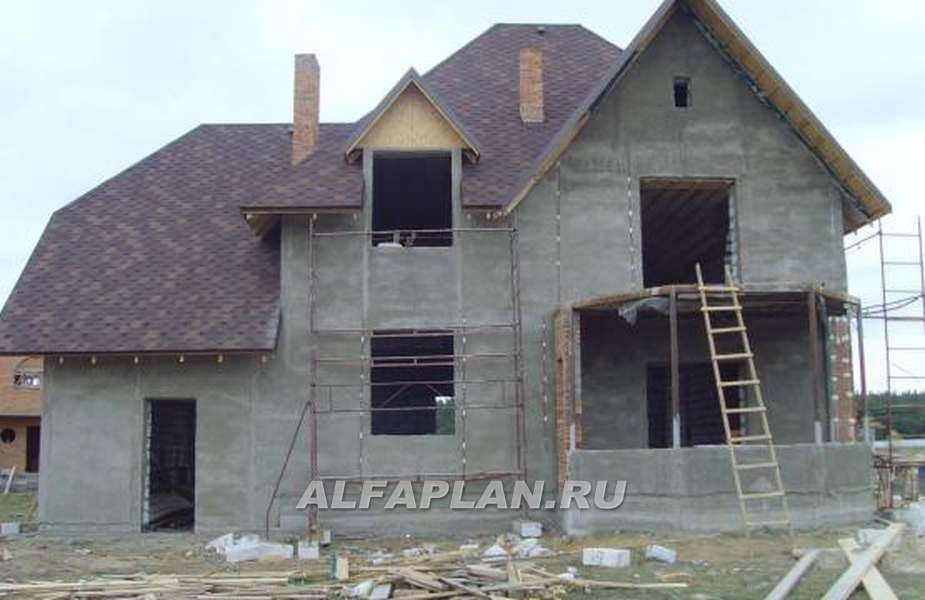 Строительство дома по проекту 39A - фото №7