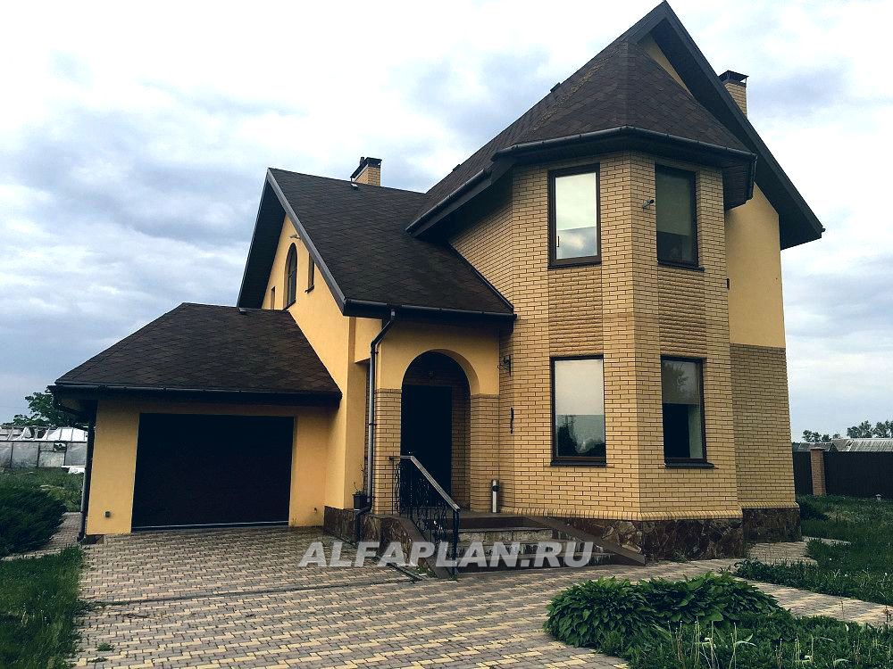 Строительство дома по проекту 40A - фото №1