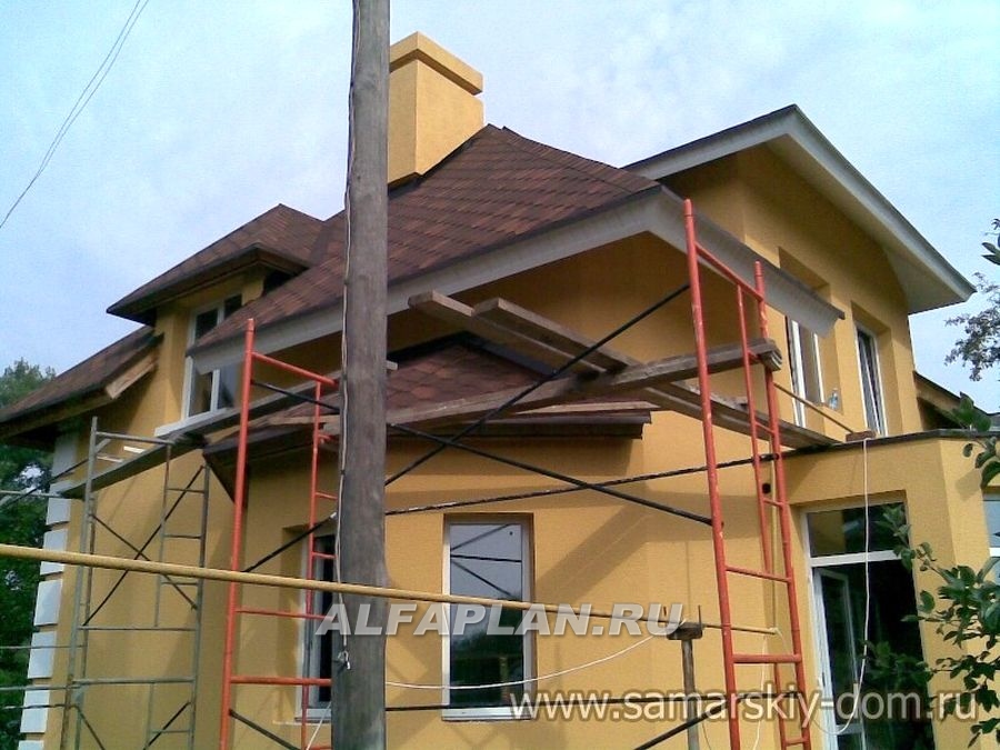 Строительство дома по проекту 43A - фото №9