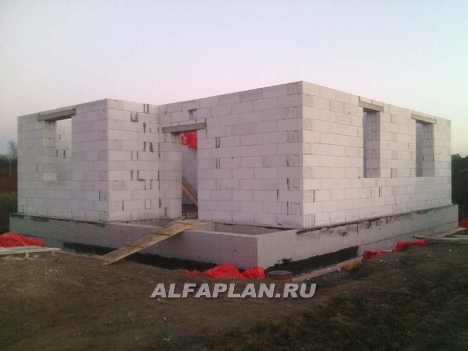 Строительство дома по проекту 47A - фото №7