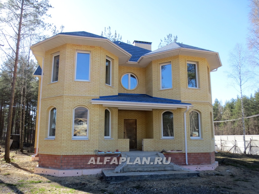 Строительство дома по проекту 49E - фото №4