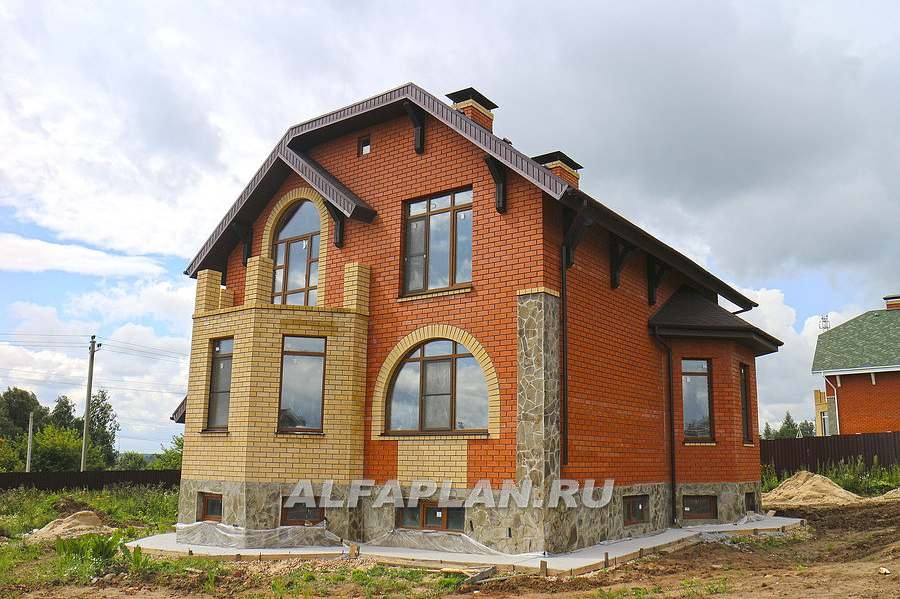 Строительство дома по проекту 70B - фото №2