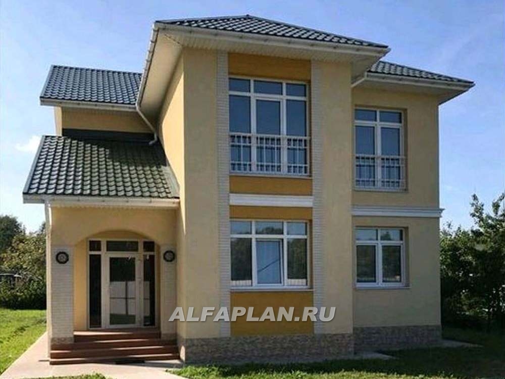 Строительство дома по проекту 82A - фото №1