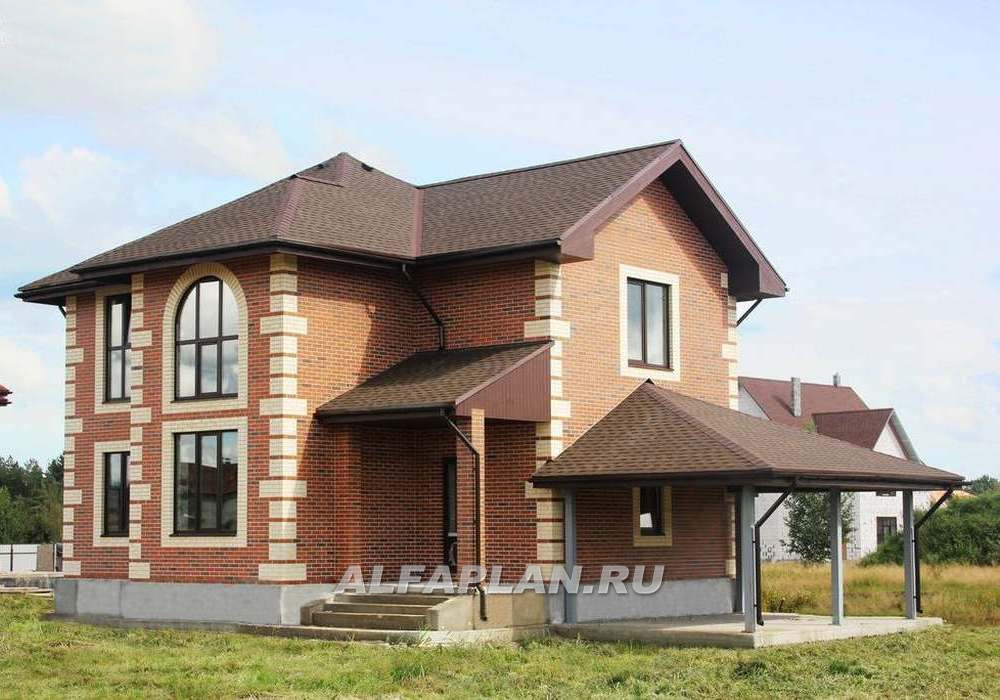 Строительство дома по проекту 87A - фото №3