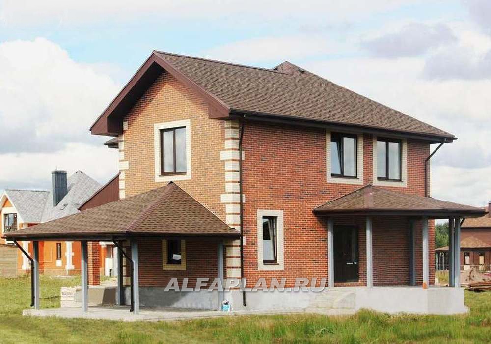 Строительство дома по проекту 87A - фото №4