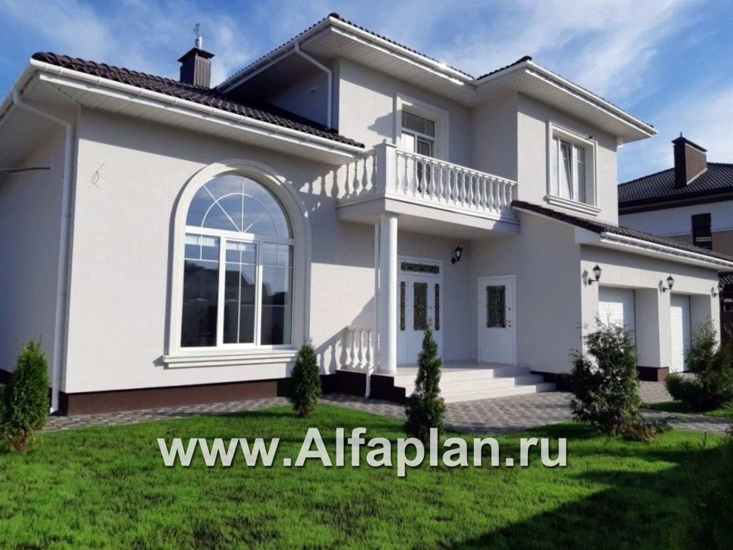 Проекты домов Альфаплан - «Тургенев» - русская усадьба, в классическом стиле - дополнительное изображение №4