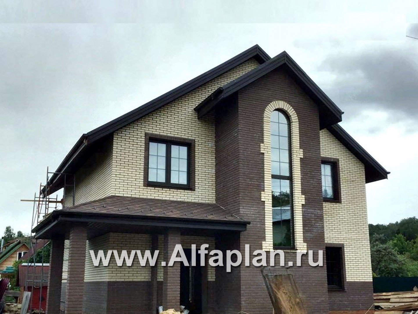 Проекты домов Альфаплан - «Виконт» - компактный дом с отличной планировкой - дополнительное изображение №2