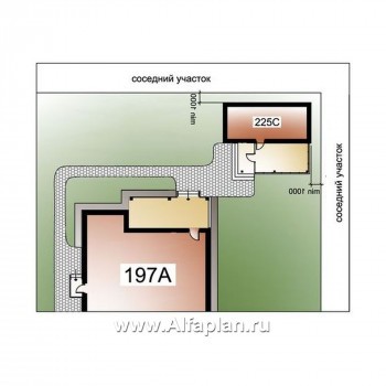 Проекты домов Альфаплан - «Айвенго»_ДУО - превью дополнительного изображения №2