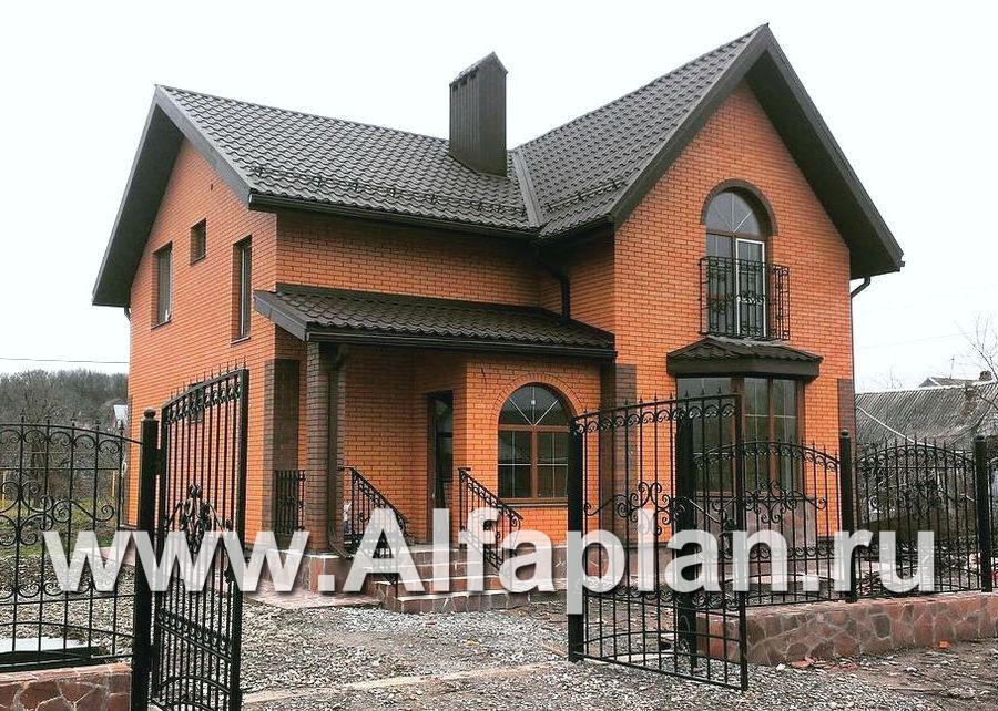 Проекты домов Альфаплан - «Примавера» - компактный загородный дом - дополнительное изображение №1