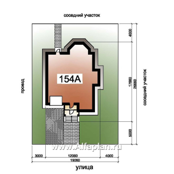 «Дженни Врен» - проект двухэтажного дома из кирпича с фото, планировка с эркером и с гаражом, в русском стиле - превью дополнительного изображения №4